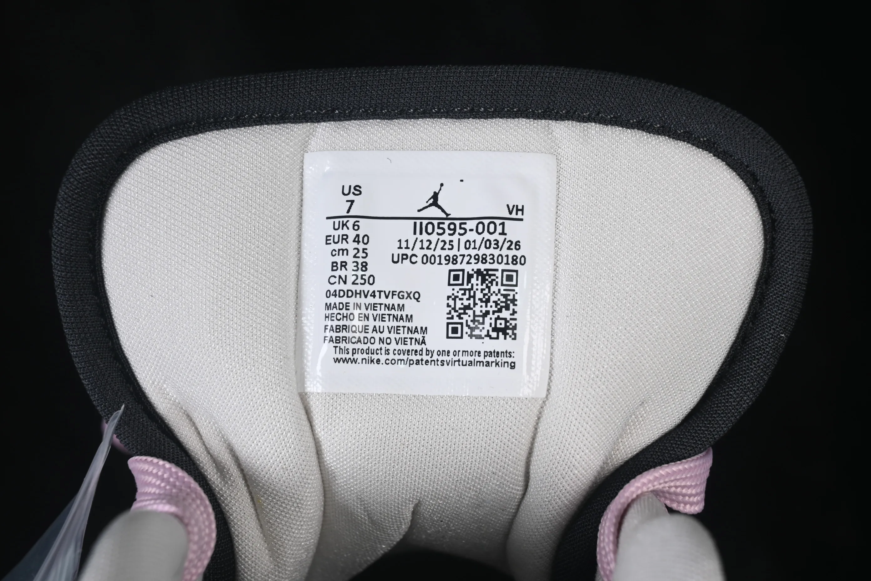 All categories Air Jordan Jordan series basketball shoes Air Jordan 1 Low Air Jordan 1 Low AJ1 Joe 1 burst pattern black and white low-top retro culture basketball shoes II0595-001